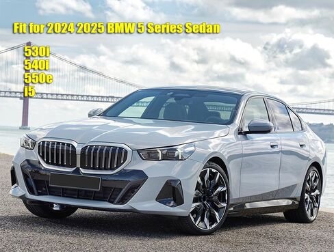 Wind Deflectors Rain Guards Compatible with BMW 5 Series Sedan 530i 540i 550e 2024 2025, Sun Shield Window Visors, Tape-On 4 pcs in Kuwait