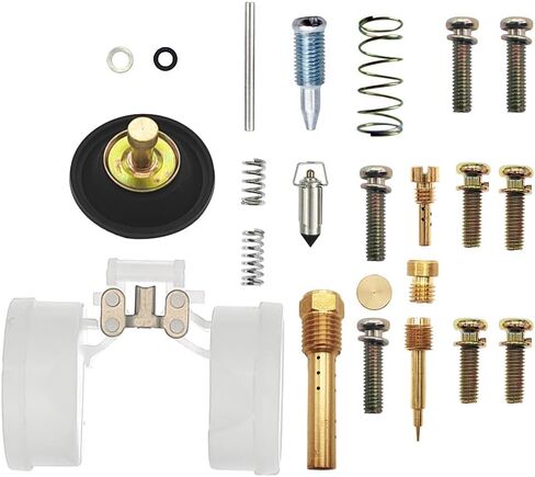 2-Pack Carb Rebuild Kits EX250F مجموعة إصلاح المكربن ​​لاستبدال Kawasaki Ninja 250R 1996-2007 EX250J مع تعويم in Saudi Arabia