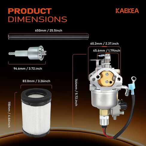 146-0785 Carburetor for Onan Cummins A041D736 A042P619 A042P622 Microquiet 4000-Watt 4KYFA26100 4KYFA26100P 4KYFA26100K KY Generator Series Replace 146-0803 146-0635 146-0703 146-0759 in Kuwait