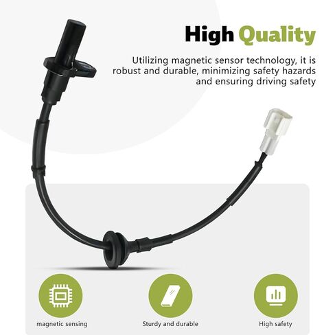 8980022151 8982193540 Wheel Speed Sensor ABS Rear Fit for Isuzu NPR NPR-HD NQR 4HK1 4HE1 4JJ1 3.0L 2007 2008 2009 2010 2011 2012 2013 2014 2015 2016 2017 2018 2019 2020 2021 8-98002215-1 8-98219354-0 in Saudi Arabia