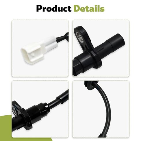 8980022151 8982193540 Wheel Speed Sensor ABS Rear Fit for Isuzu NPR NPR-HD NQR 4HK1 4HE1 4JJ1 3.0L 2007 2008 2009 2010 2011 2012 2013 2014 2015 2016 2017 2018 2019 2020 2021 8-98002215-1 8-98219354-0 in Saudi Arabia