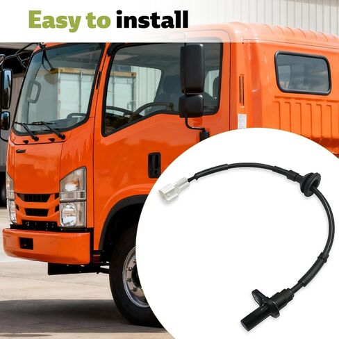 8980022151 8982193540 Wheel Speed Sensor ABS Rear Fit for Isuzu NPR NPR-HD NQR 4HK1 4HE1 4JJ1 3.0L 2007 2008 2009 2010 2011 2012 2013 2014 2015 2016 2017 2018 2019 2020 2021 8-98002215-1 8-98219354-0 in Saudi Arabia