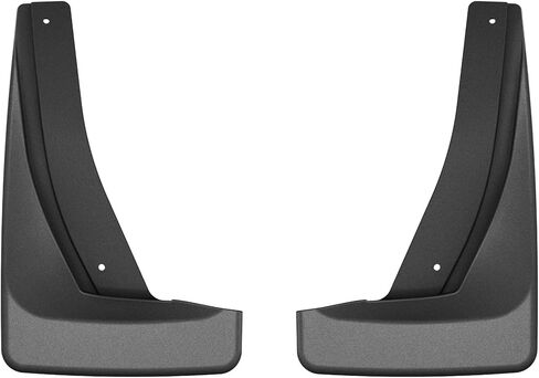 WeatherTech Custom No Drill Splash Guard MudFlaps for Buick Enclave, Acadia, Traverse - Front Pair (110193), Black in Saudi Arabia