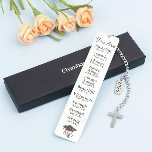 Graduation Gifts 2026 - Christian Bookmark Gift for Her Him First Communion Gifts Baptism and Confirmation 2026 Graduation Gift for Book Lovers High School College Girls Boys Master PHD in Kuwait