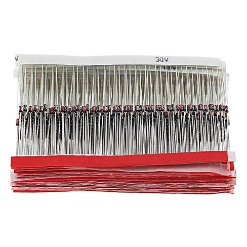 600pcs 20pcs 2V - 39V 30 Values 1/2W 0.5W Diode Assorted Kit Set(100pcs 12V) in Saudi Arabia