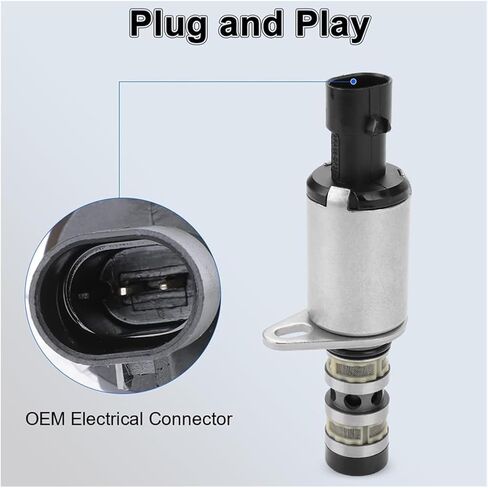 2PCS Camshaft Position Solenoid Valve Compatible With ALFA ROMEO CHEVROLET AVEO CRUZE TRAX FIAT SAAB OPEL 1.4L .6L .8L L4 04-18 55567050 in Kuwait