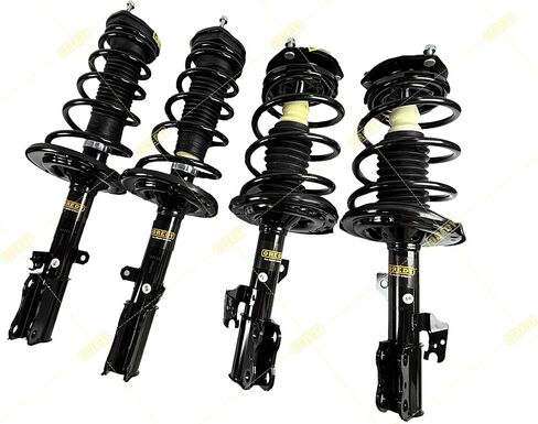 OREDY Front & Rear Struts w/Coil Springs + Sway Bar Links for Toyota Camry Lexus ES330 2004 2005 2006-172205 172206 172207 172208 K90344 K90345 (8pcs) in Saudi Arabia