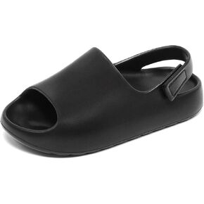 صنادل أطفال XTJSCBDSH للأولاد والبنات سهلة الارتداء على السحاب، شباشب منزلق للأطفال الصغار في الصيف على الشاطئ، أحذية أطفال للأطفال في الداخل والخارج in Kuwait