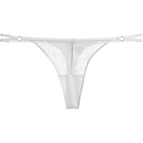 22 Momme 100% Mulberry Silk Thongs for Women, Side Adjustable & Cut-Out Front, Sexy G-String T-back Panties in Kuwait