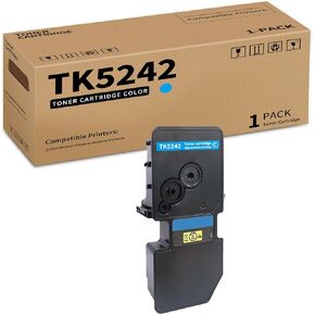 TK-5242C High Yield 1-Pack Toner Cartridge Replacement for Kyocera TK5242 TK5242C 1T02R7CUS0 Compatible with ECOSYS P5026cdn P5026cdw M5526cdn M5526cdw Printer in Kuwait