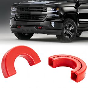 أغطية خطافات السحب تناسب Chevy Silverado 1500 2007-2025، أغطية خطافات السحب الأمامية لملحقات Chevy Silverado 1500 2007-2025 (أحمر) in Kuwait