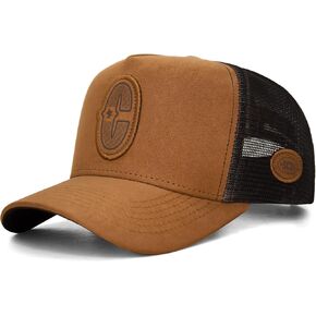 كاب ساكوديدو | الأبجدية براون | يتغير اللون في الحرارة | قبعة سائق الشاحنة قابلة للتعديل للرجال والنساء (الولايات المتحدة، ألفا، مقاس واحد، أوكر - C) in Kuwait