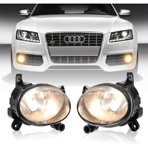 مصابيح الضباب SAE J583 لسيارة Audi A4/A5/A6/Q3/S5/S6 & VW CC 2008-2018 - مصابيح ضباب بديلة مباشرة مع تركيب OE (شفاف) in Kuwait