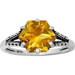 925 Sterling Silver Ring • Natural Gemstone Silver Ring • Silver Ring • Gemstone Jewelry for Women AGR1033 in Saudi Arabia