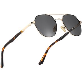 نظارات شمسية مستقطبة أفياتور للنساء كلاسيكية وعصرية، حماية من الأشعة فوق البنفسجية 400، أذرع من الأسيتات، إطار معدني للنساء in Kuwait