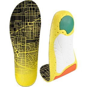 زلاجات هوكي الجليد ونعال التزلج على الجليد مع دعم قوس ثلاثي الأبعاد عالي/منخفض/متوسط ​​للنساء والرجال لاعبي الهوكي - قوس متوسط، صغير in Kuwait