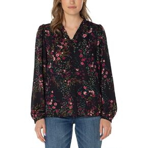 Well Worn Ladies' Long Sleeve Button Front Blouse in Kuwait