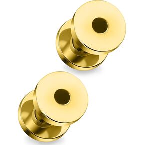 10G 8G 6G 4G 2G 0G 00G F136 التيتانيوم الأذن مقاييس المسمار صالح اللحم الأنفاق المقابس الأقراط هيبوالرجينيك زرع الطبية الصف الجراحية الصلب القرط المقابس ثقب المجوهرات للنساء الرجال in Kuwait