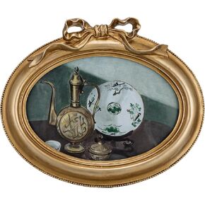 eletecpro 3x3 Small Round Picture Frame, Retro Ornate Gold Photo Frame 3 x 3 with Glass Cover for Tabletop or Wall Hanging, Antique Gold in Kuwait