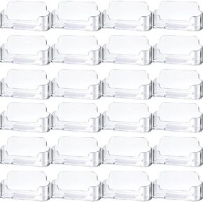 حامل بطاقة عمل للمكتب، حامل بطاقة عمل أكريليك، حامل بطاقة عمل شفاف لعرض بطاقة العمل، حامل بطاقة عمل للوازم المكتبية، سطح المكتب المكتبي (24 قطعة) in Kuwait