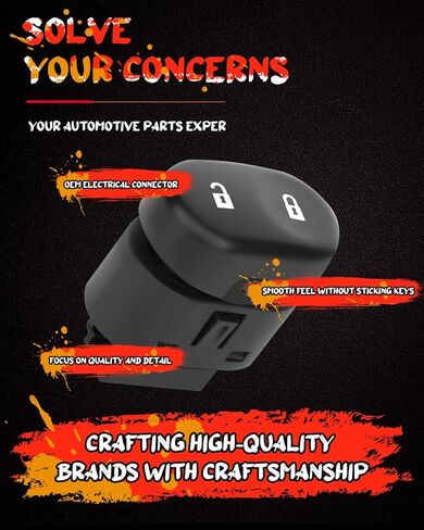 OE 15823977 Door Lock Switch Compatible with 2009-2010 for Chevy Malibu Front Driver Side 2008 for Chevy Malibu New Body Style Front Driver Side in Kuwait