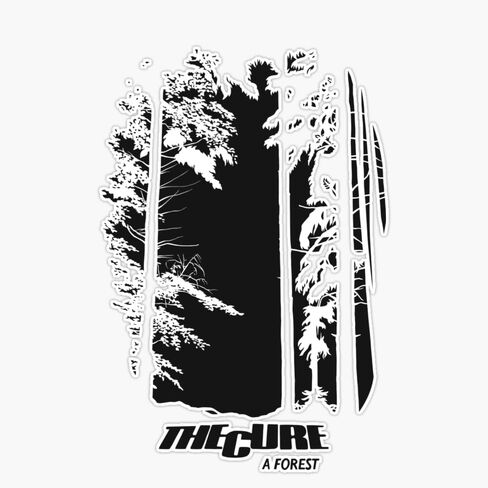 ملصق لاصق للنافذة العكسية The Cure A Forest مقاس 5 بوصات in Saudi Arabia