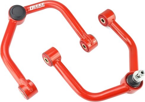 2-4" Lift Front Upper Control Arms for 2004-2023 Nissan Titan.2005-2019 Nissan Armada, Heavy Duty Suspension Arms with Pre-Installed PU Bushings, Red(2PCS) in Kuwait
