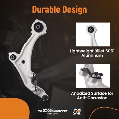 maXpeedingrods 6Pcs Front Suspension Kit for Nissan Murano 2009-2014, Front Lower Control Arm with Ball Joint Sway Bar Links Outer Tie Rods, K622158 K622157 in Saudi Arabia