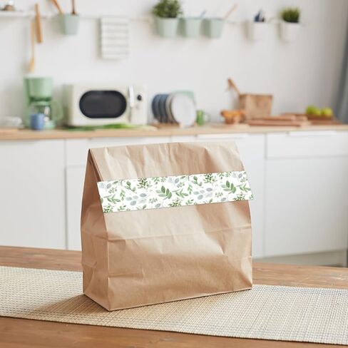 Whaline 109 Yard Greenery Packing Tape Decorative Duct Tape Watercolor Eucalyptus Leaves Wrapping Tapes for Spring Small Business Sealing Gift Boxes Mail Carton DIY Crafts in Saudi Arabia