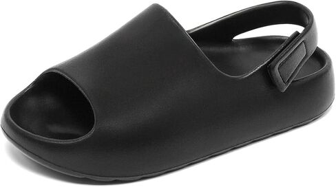 صنادل أطفال XTJSCBDSH للأولاد والبنات سهلة الارتداء على السحاب، شباشب منزلق للأطفال الصغار في الصيف على الشاطئ، أحذية أطفال للأطفال في الداخل والخارج in Kuwait