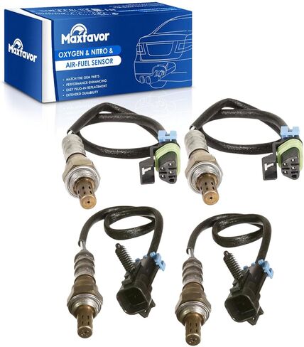 Maxfavor O2 Oxygen Sensor Fit for 2001 2002 GMC Yukon 6.0L, for 2000 GMC Chevy C2500/C3500/K3500 Truck 7.4L Exc.Calif, for 2002 Cadillac Escalade 6.0L Upstream Downstream 02 Sensor 234-4103 234-4018 in Saudi Arabia