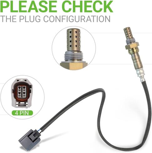 O2 Oxygen Sensor 250-24725 234-4340 Downstream Compatible with Mazda MX-5 Miata L4 2.0L 2006 2007 2008 2009 2010 2011 20122013 2014 2015# 1900-545713 1900545713 350-34593 25024725 2344340 15740 15786 in Kuwait