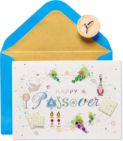 Papyrus Passover Card- Designed by Bella Pilar (Health and Happiness) in Saudi Arabia