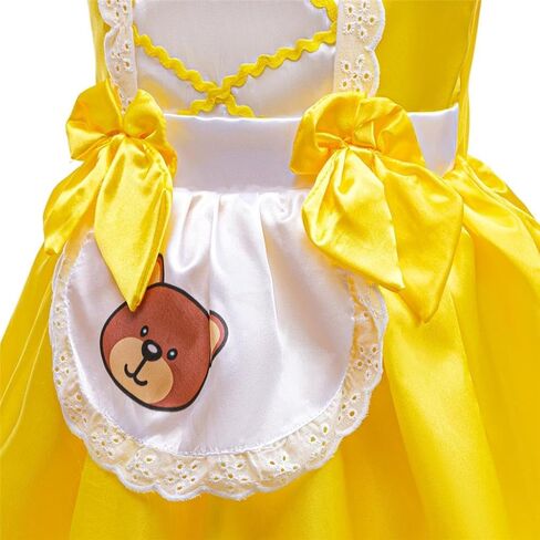 Dressy Daisy Goldilocks and the Three Bear Costume Children Storybook Character Outfit Fairy Tale Princess Dress Toddler Girl in Saudi Arabia