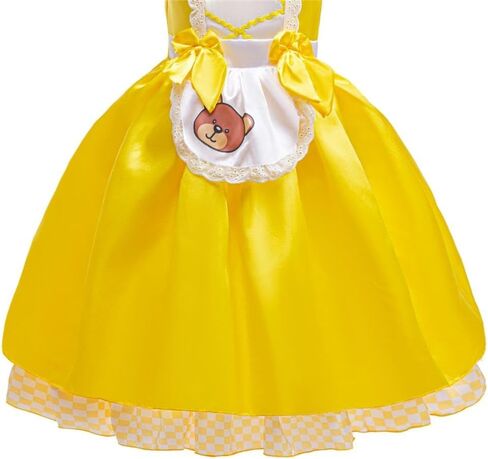 Dressy Daisy Goldilocks and the Three Bear Costume Children Storybook Character Outfit Fairy Tale Princess Dress Toddler Girl in Saudi Arabia