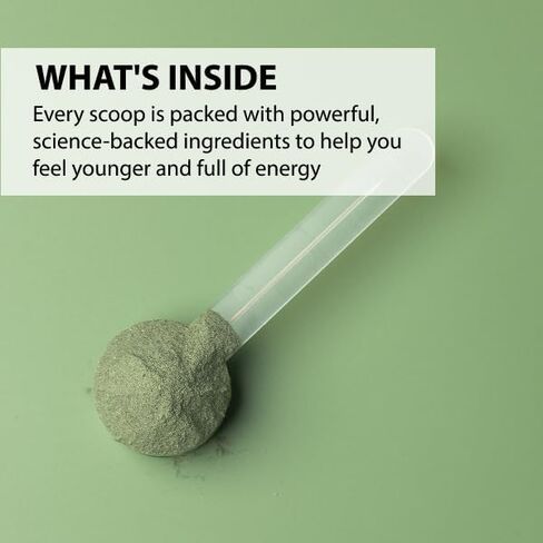 Advanced Greens Plus Powdered Superfood Formula 50 Fruits, Vegetables, Herbs, and Superfoods - Vegan, Vegetarian - 9.84 OZ - 279 g in Kuwait