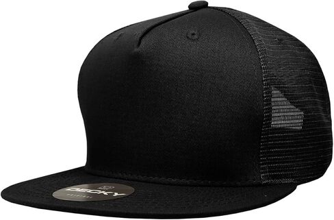 DECKY 5 Panel High Profile Structured Cotton Blend Trucker in Saudi Arabia