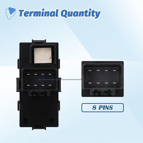 Driver Side Power Window Switch & 3 Pcs Passenger Window Switches, Compatible with 2007-2013 Chevy Silverado/GMC Sierra 1500 2500HD 3500HD/2009-16 Chevrolet Traverse/2010-13 Yukon/2008-11 HHR in Saudi Arabia