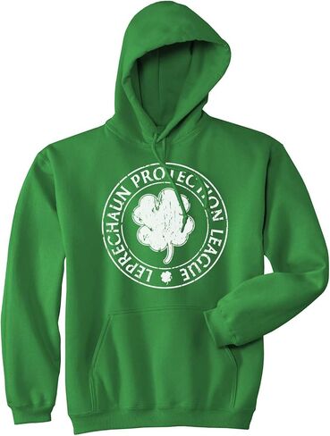 Leprechaun Protection League Hoodie Funny Saint Patricks Day Irish Hooded Sweatshirt in Saudi Arabia