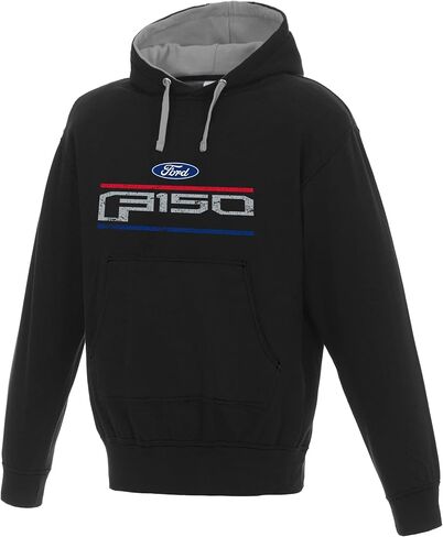 JH DESIGN GROUP Men's Ford F150 Pullover Hoodie Distressed Logo Sweatshirt in Saudi Arabia