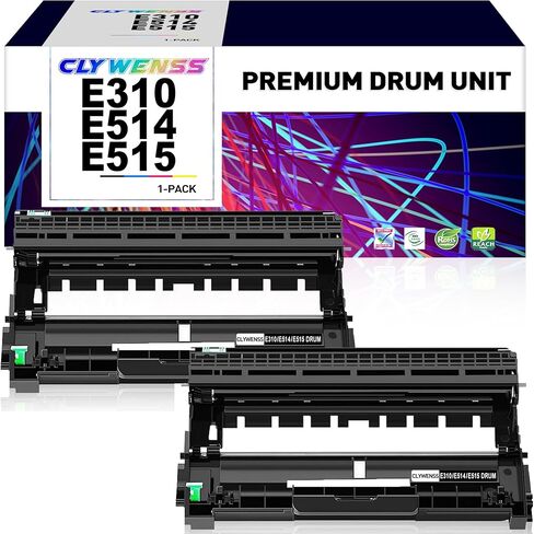 Compatible E310/E514/E515 Series Drum Unit Replacement for Dell E310 E310dw E515dw E514dw E515dn Printer, 1-Black (Dell PVTHG, 593-BBKD, P7RMX) in Kuwait