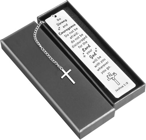 Bible Bookmark, Christian Religious Bookmarks for Book Lovers Women Men Adults Teen Girls Boys, Inspirational Gifts for Baptism First Communion Graduation Birthday Christmas Easter Readers Coworkers in Saudi Arabia
