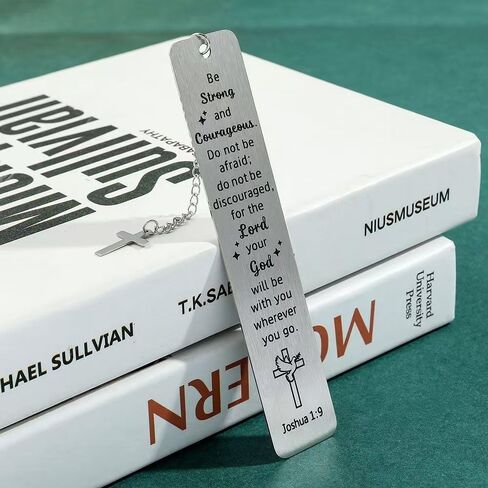 Bible Bookmark, Christian Religious Bookmarks for Book Lovers Women Men Adults Teen Girls Boys, Inspirational Gifts for Baptism First Communion Graduation Birthday Christmas Easter Readers Coworkers in Saudi Arabia