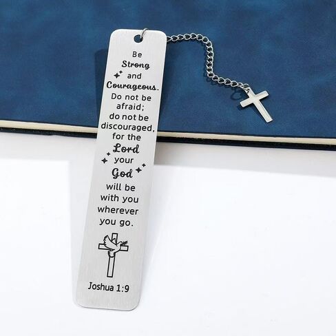 Bible Bookmark, Christian Religious Bookmarks for Book Lovers Women Men Adults Teen Girls Boys, Inspirational Gifts for Baptism First Communion Graduation Birthday Christmas Easter Readers Coworkers in Saudi Arabia