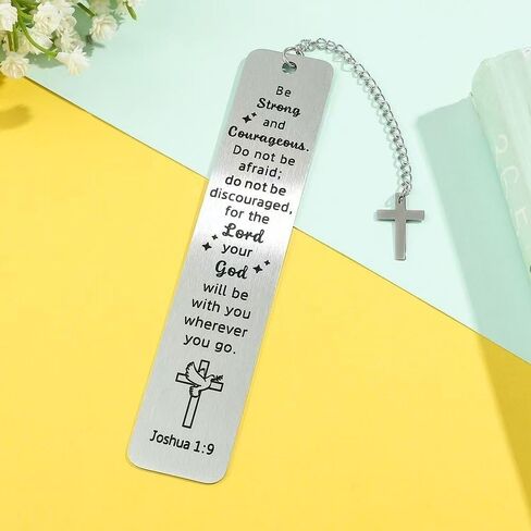 Bible Bookmark, Christian Religious Bookmarks for Book Lovers Women Men Adults Teen Girls Boys, Inspirational Gifts for Baptism First Communion Graduation Birthday Christmas Easter Readers Coworkers in Saudi Arabia