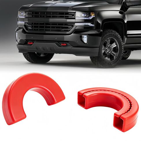 Tow Hooks Covers Fits for Chevy Silverado 1500 2007-2025,Front Tow Hooks Covers for Chevy Silverado 1500 Accessories 2007-2025 （Red） in Kuwait