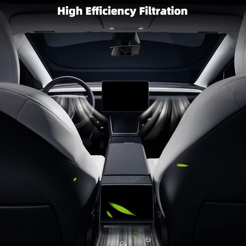 Engine Cabin Air Filter Kit AC Air Conditioner Filters Compatible with T-eslas Model Y 2021 Replace 1658376-00-A in Saudi Arabia