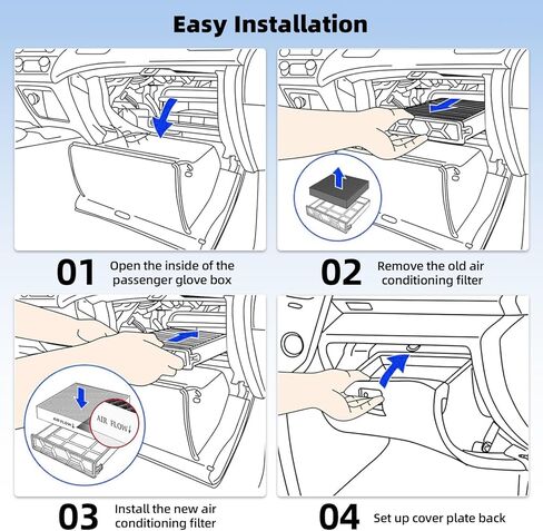Engine Cabin Air Filter Kit AC Air Conditioner Filters Compatible with T-eslas Model Y 2021 Replace 1658376-00-A in Saudi Arabia