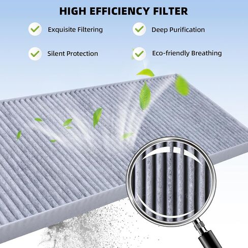 Engine Cabin Air Filter Kit AC Air Conditioner Filters Compatible with T-eslas Model Y 2021 Replace 1658376-00-A in Saudi Arabia