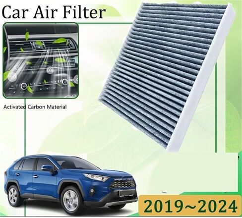 Auto Air Filter Compatible with Toyota RAV4 XA50 Suzuki Across 2019-2024 2021 2022 2023 Accessories Automobiles Filters Conditioner Filter(Hybrid version) in Kuwait